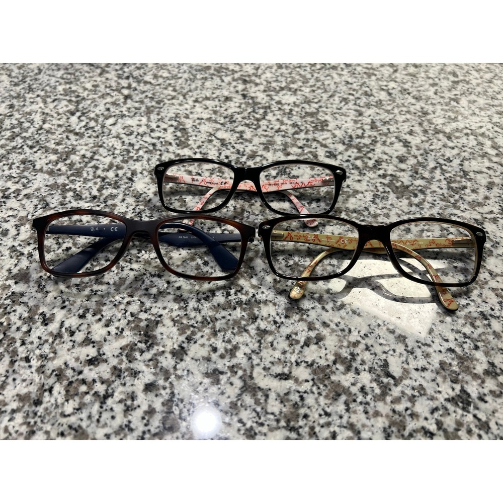 Ray-Ban Eyeglasses Frames w/ Lenses -‎ 3 pairs total